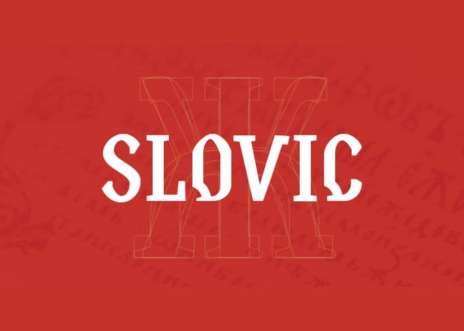 Шрифт Slovic 